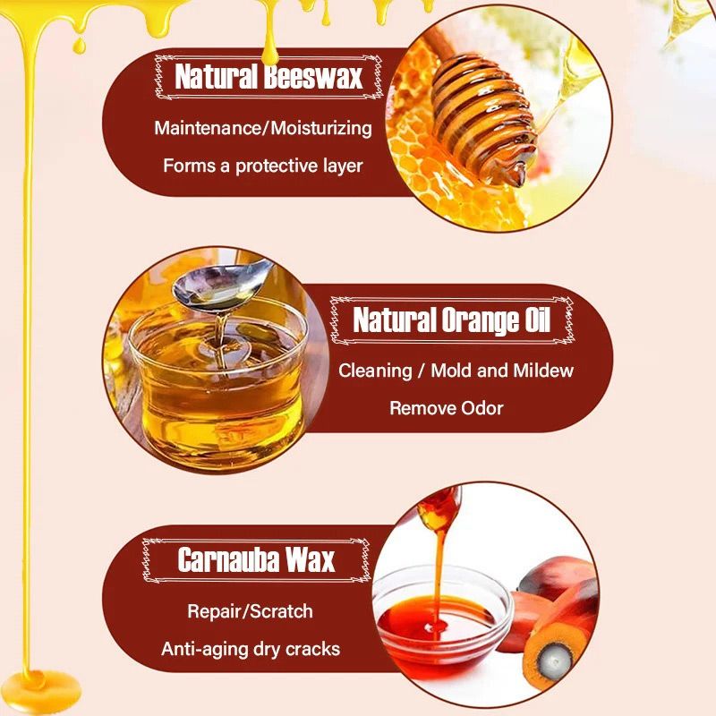 Achetez-en 3 et obtenez-en 2 gratuits : revitalisant pour bois naturel à la cire d'abeille et à l'huile d'orange