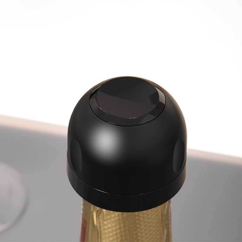 Bouchons hermétiques en silicone pour vin, bière et champagne. Conservation longue durée, s'adaptent à tous les goulots, gardez vos bouteilles entamées aussi fraîches qu'à l'ouverture.