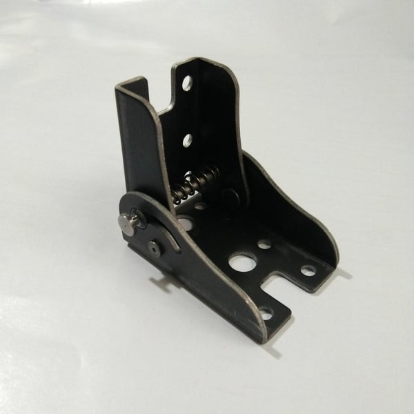 Hinge, 90-degree fold-down, self-locking, anti-corrosion, concealed fastening
