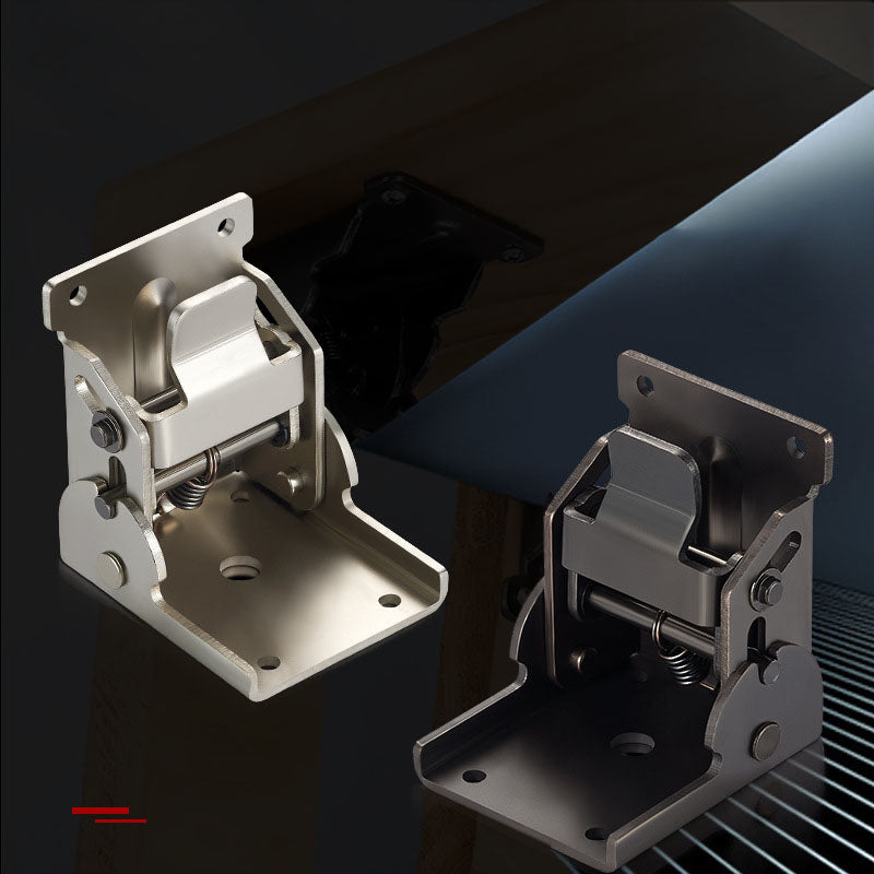 Hinge, 90-degree fold-down, self-locking, anti-corrosion, concealed fastening