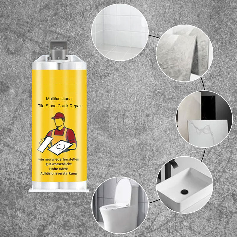 Multifunctional repair kits for cracks in tiles and stones