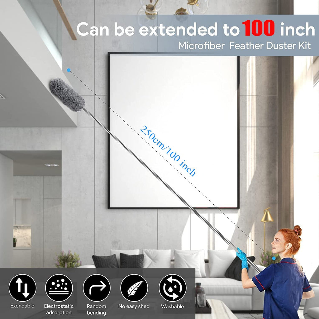Plumeau incurvé lavable en microfibre et extensible