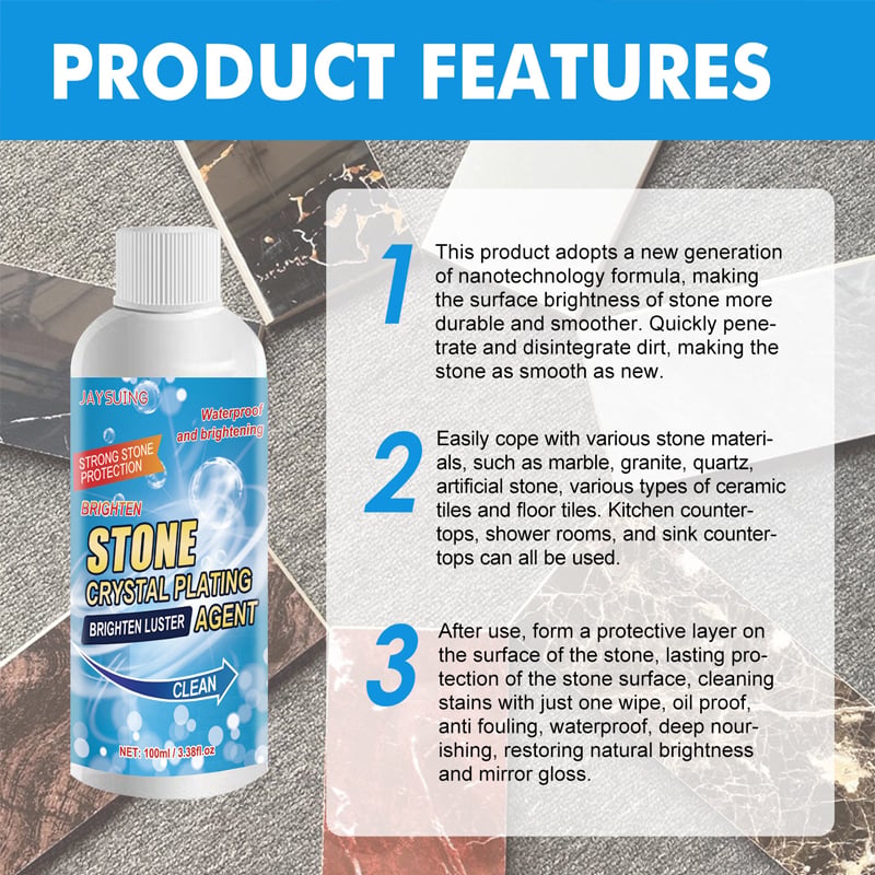 Stone Stain Remover (effectively removes oxidation, rust, and stains)