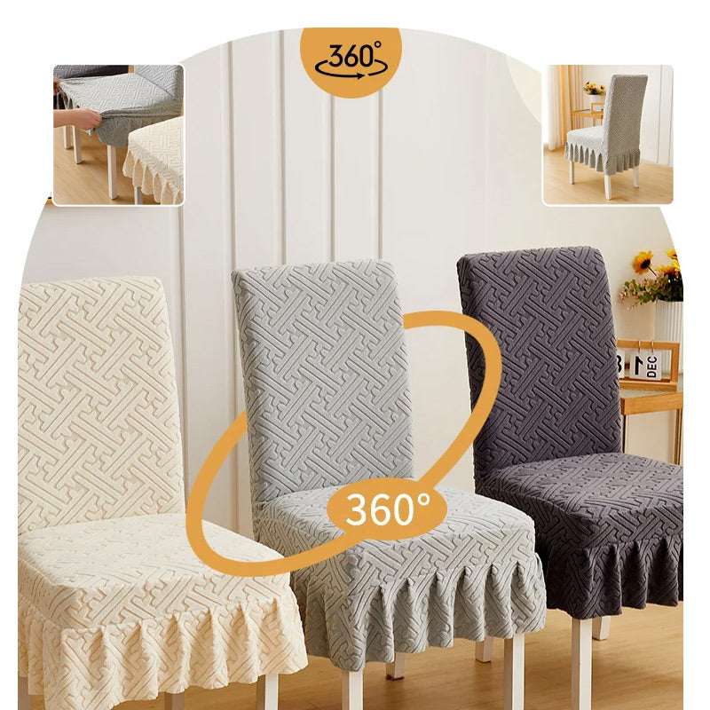 Dining chair cover set