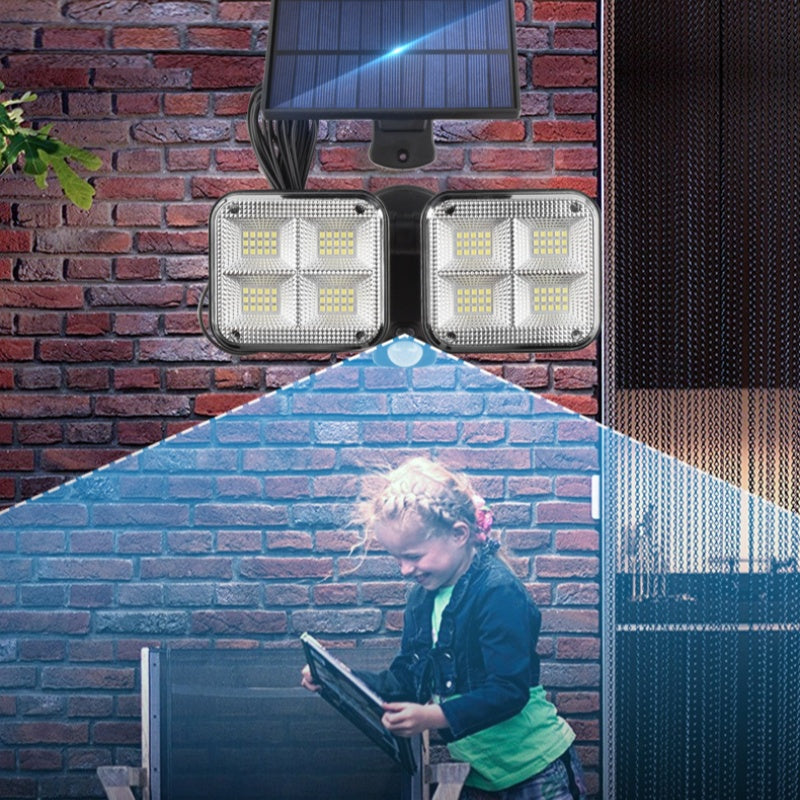 Lampe solaire extérieure étanche avec détecteur de mouvement