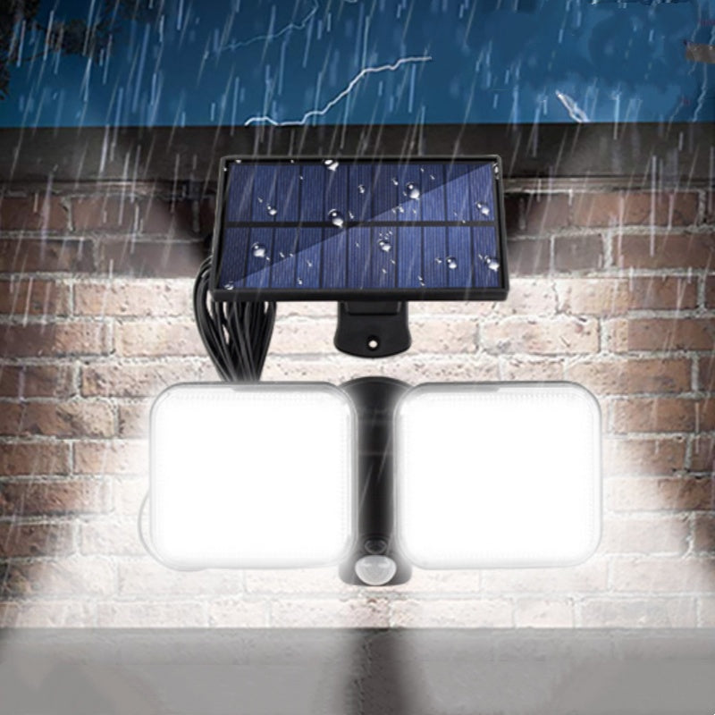 Lampe solaire extérieure étanche avec détecteur de mouvement