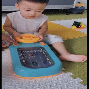 En réduction ! Volant de conduite interactif pour enfants avec sons, musique et jeu éducatif dès 3 ans !