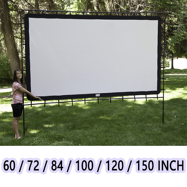 Outdoor Portable Projection Screen - Foldable and Adjustable, 4K Quality, Outdoor Movie Night