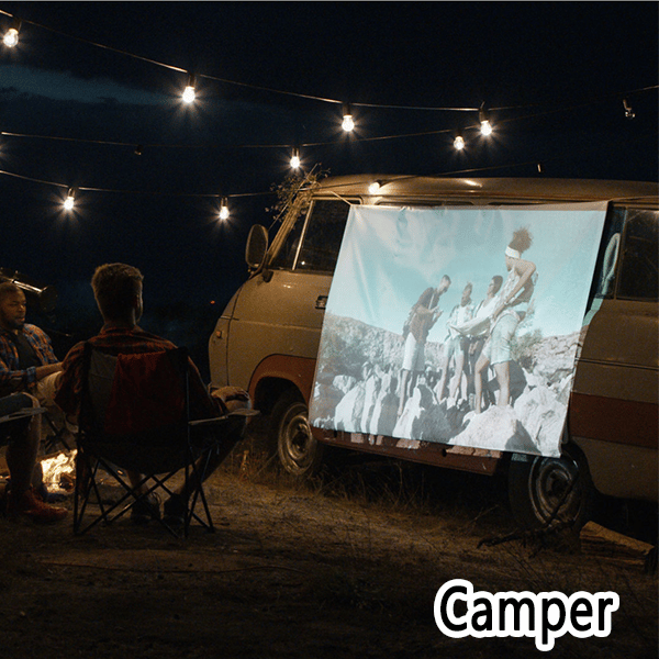 Outdoor Portable Projection Screen - Foldable and Adjustable, 4K Quality, Outdoor Movie Night