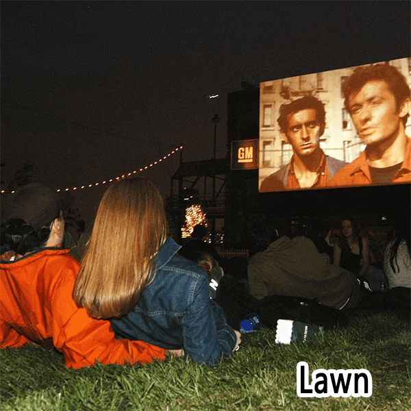 Outdoor Portable Projection Screen - Foldable and Adjustable, 4K Quality, Outdoor Movie Night