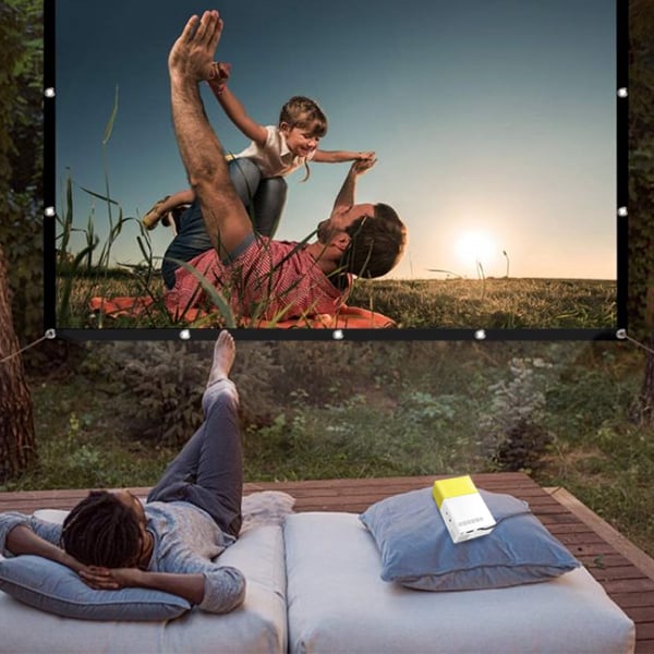 Outdoor Portable Projection Screen - Foldable and Adjustable, 4K Quality, Outdoor Movie Night