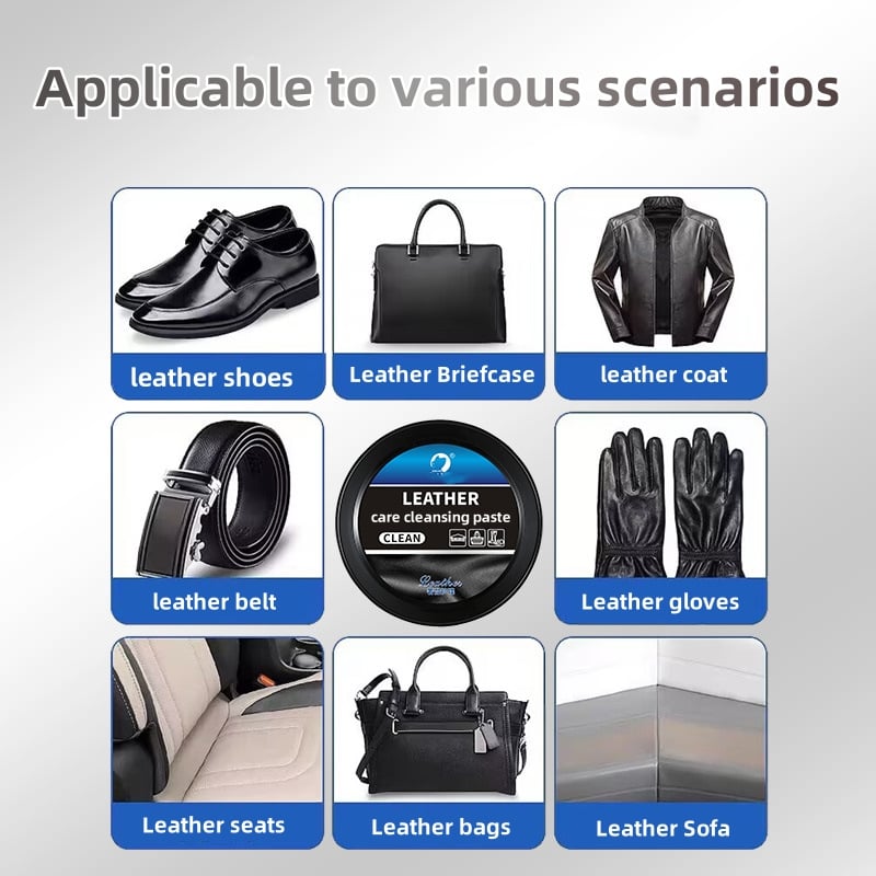 Leather Cleaner & Conditioner Cream & Leather Cleaning Paste
