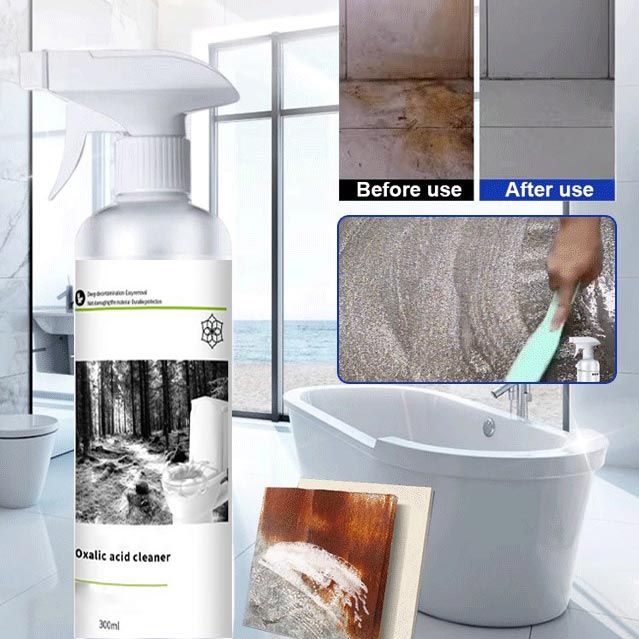 Offre spéciale Détachant multi-usages à l'acide oxalique, nettoyage et détartrage des carreaux de toilettes et de salle de bain