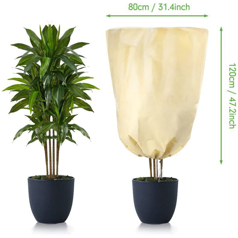 Sac de protection pour plantes avec cordon de serrage, housses de protection contre le gel