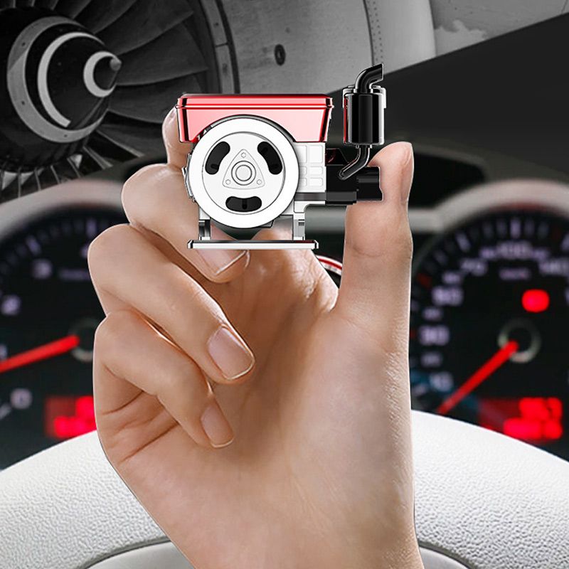 Diffuseur d'aromathérapie solaire à rotation automatique pour voiture