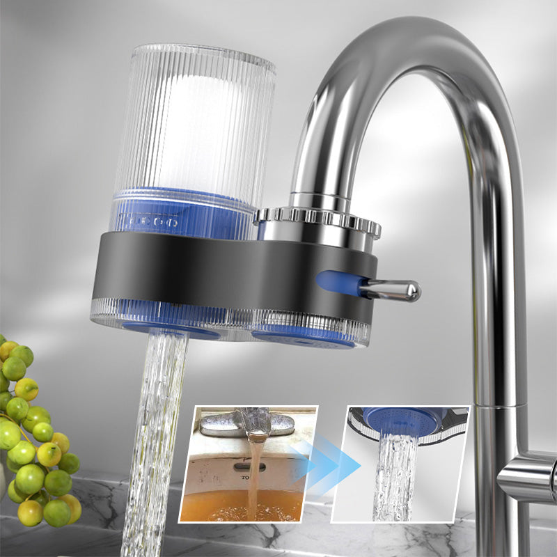 Purificateur d'eau sur robinet avec adaptateur