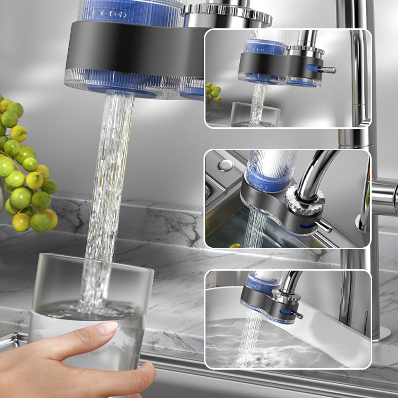 Purificateur d'eau sur robinet avec adaptateur