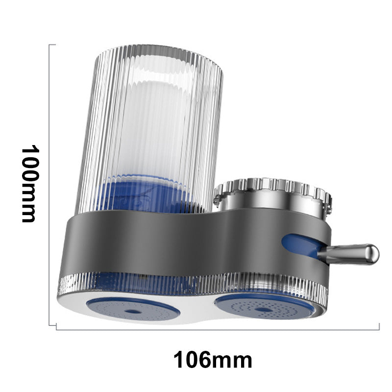 Purificateur d'eau sur robinet avec adaptateur