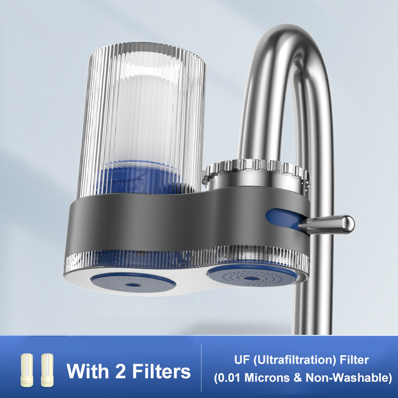 Purificateur d'eau sur robinet avec adaptateur