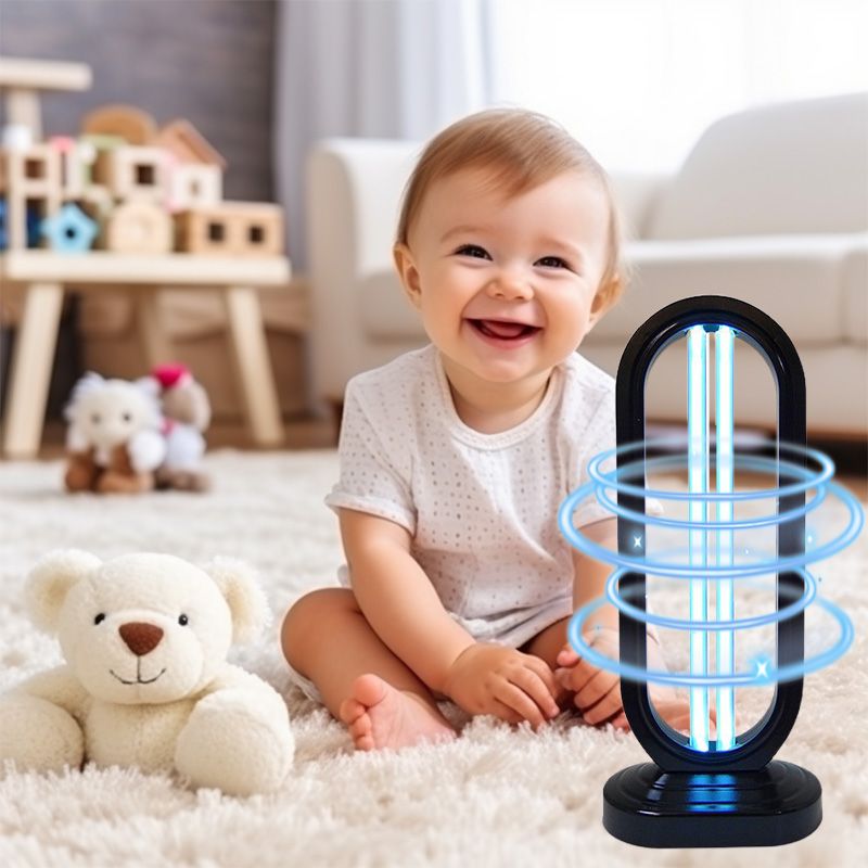 Lampe de désinfection UV-C avec ozone