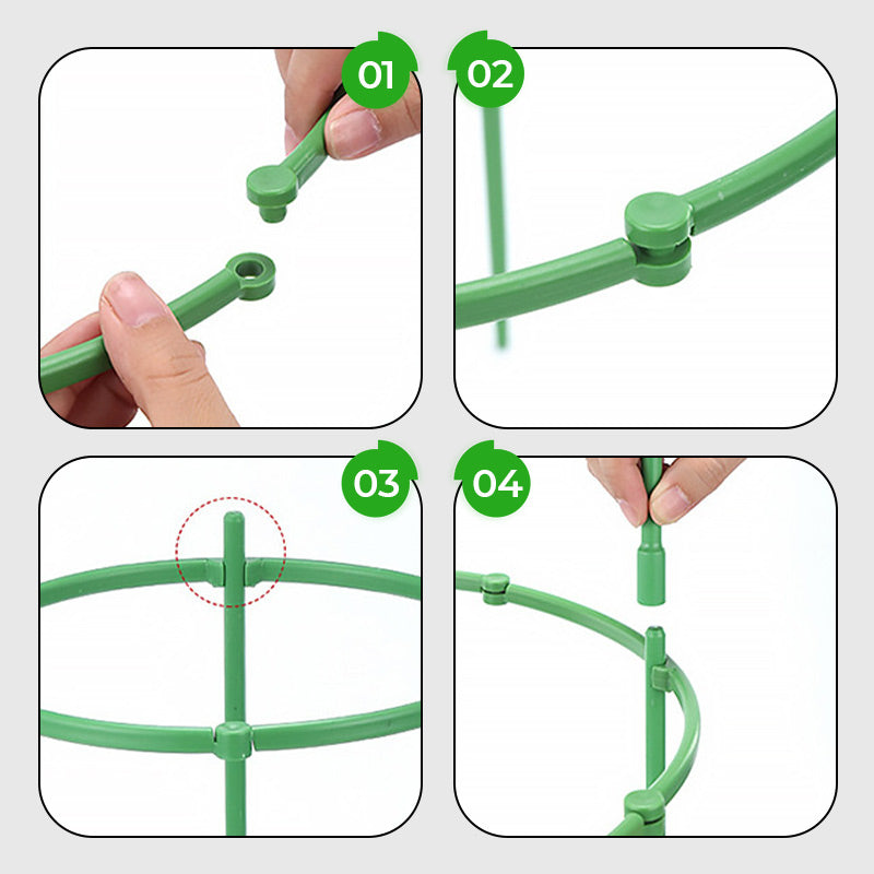 Removable supports for plants, flowers and fruits