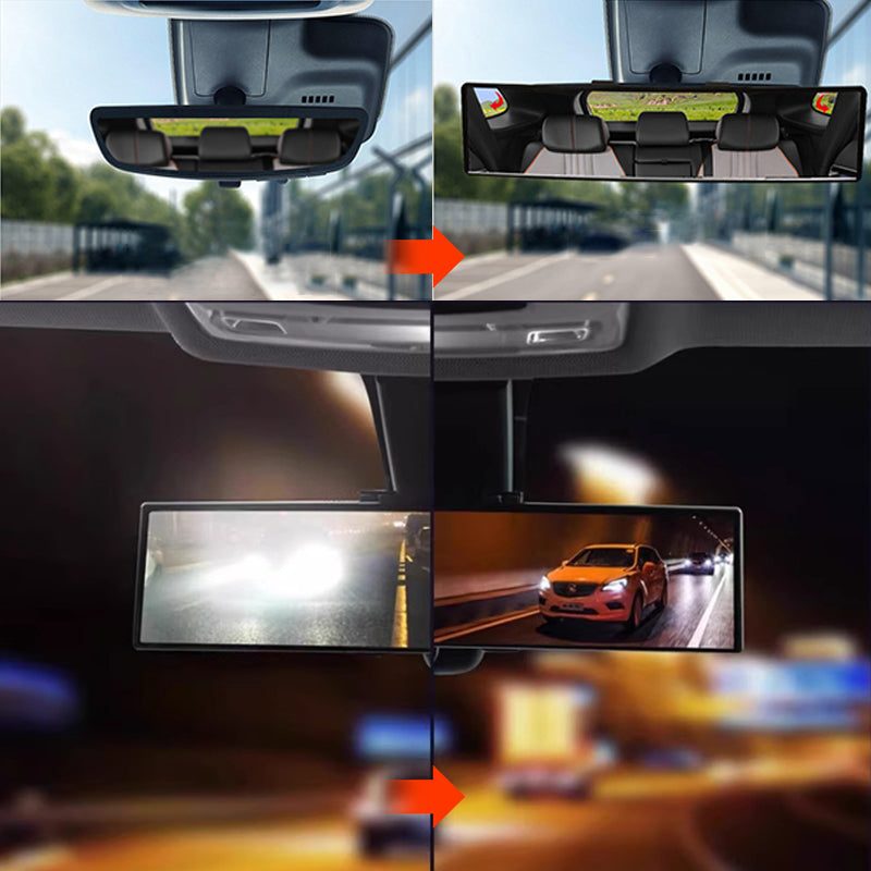 Rétroviseur large incurvé pour voiture