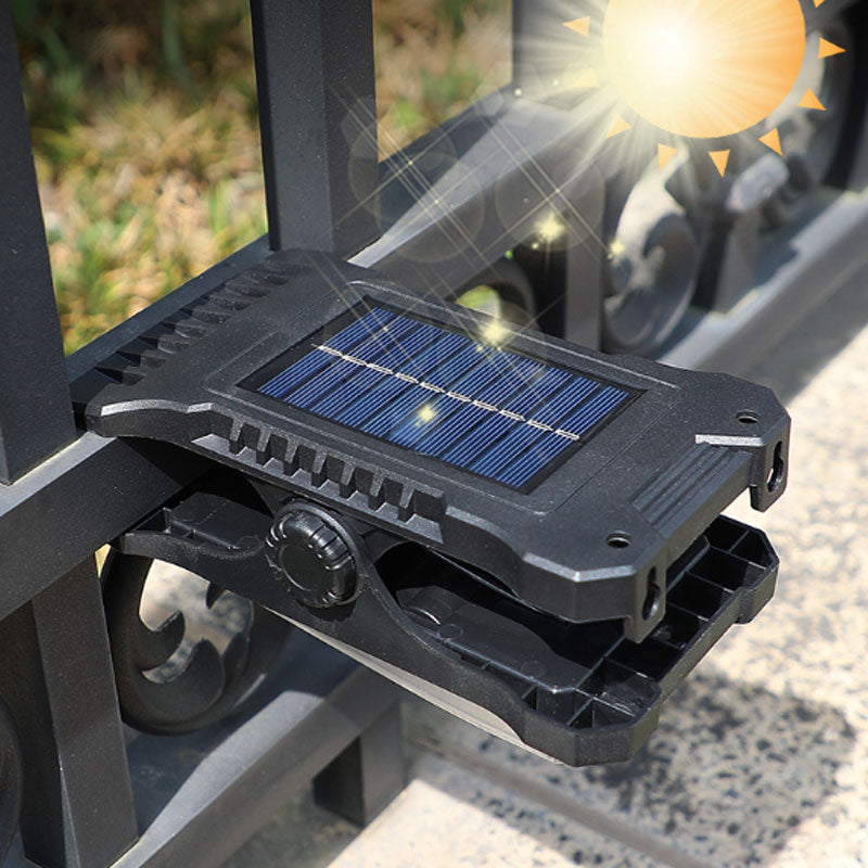 Lampes solaires d'extérieur à pince avec détecteur de mouvement