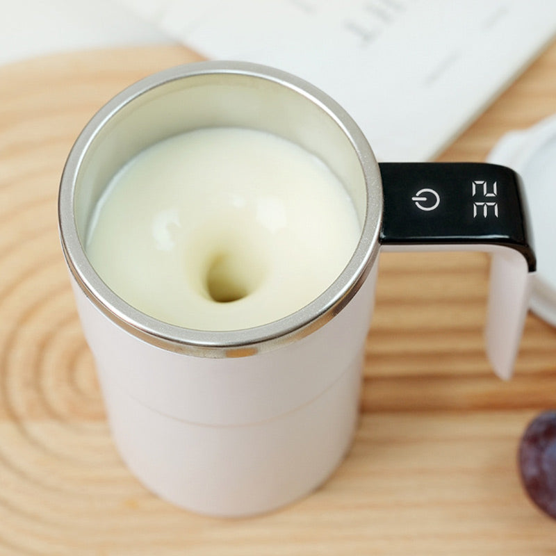 Grande réduction de 60 % : Ensemble de tasses à café rechargeables à agitation magnétique automatique