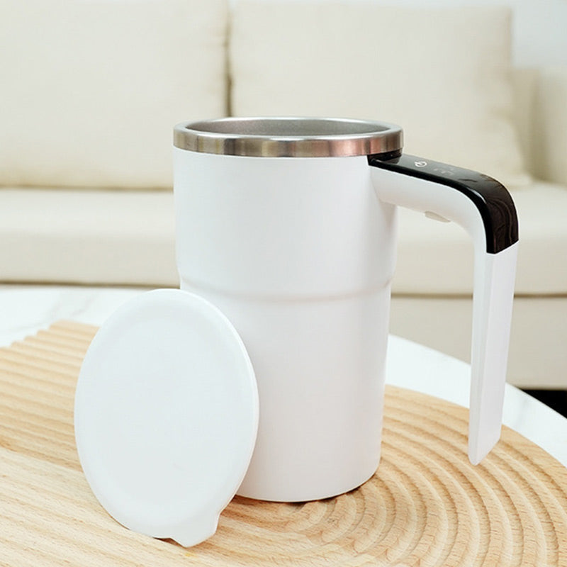 Grande réduction de 60 % : Ensemble de tasses à café rechargeables à agitation magnétique automatique