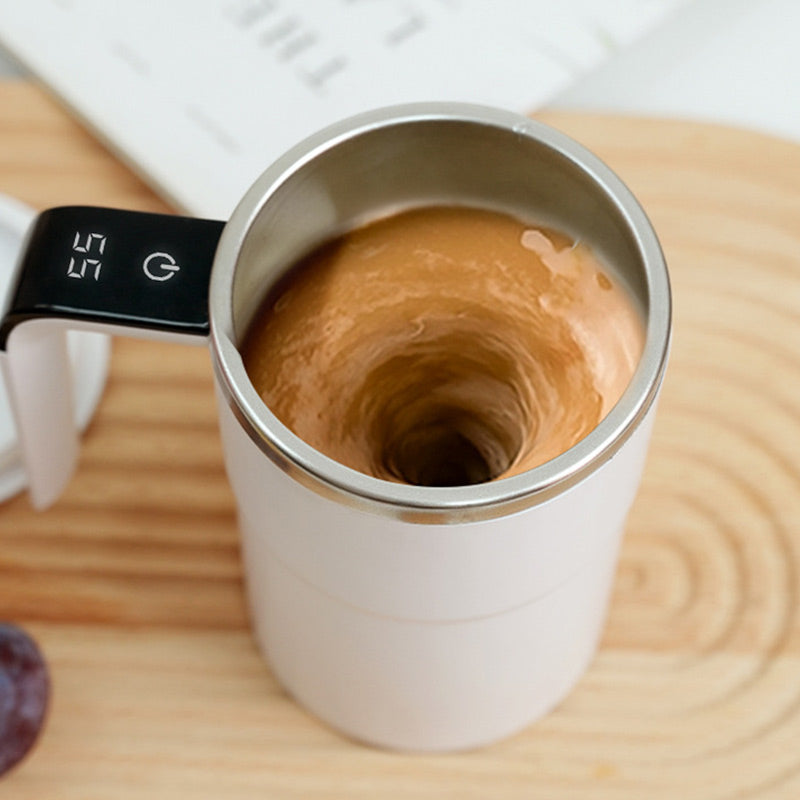 Grande réduction de 60 % : Ensemble de tasses à café rechargeables à agitation magnétique automatique