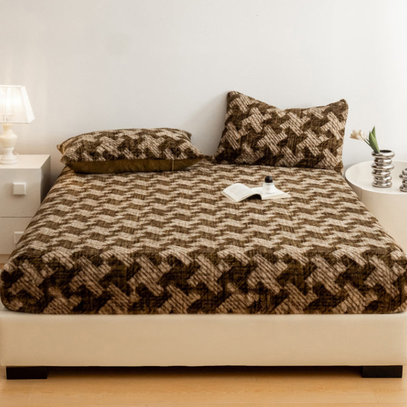 Vente de Noël Drap doux à motif léopard
