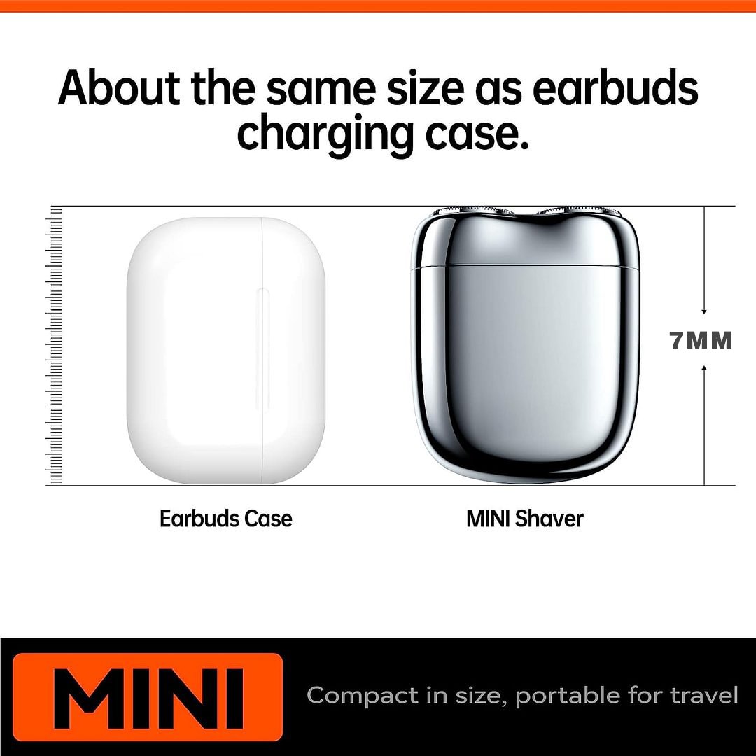 Nouvelle version 2024 du mini rasoir USB, mise à niveau améliorée