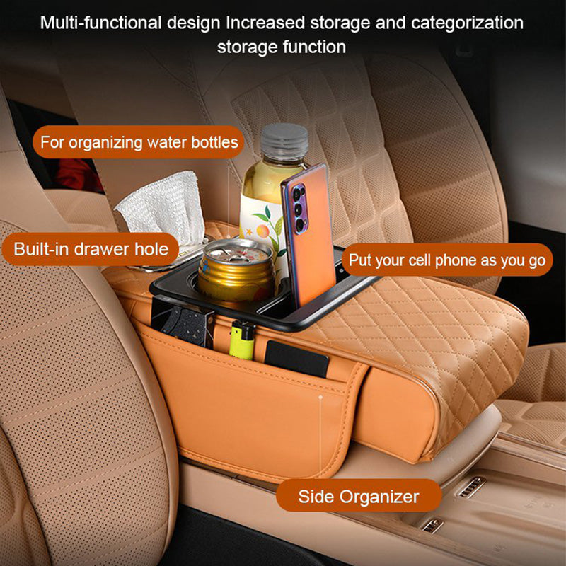 Coussin d'accoudoir de voiture multifonctionnel - 50% de réduction