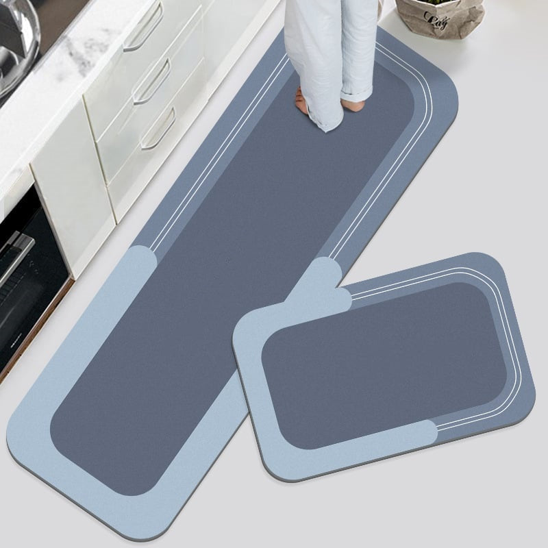 Non-slip and ultra-absorbent floor mats
