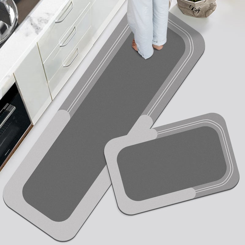 Non-slip and ultra-absorbent floor mats