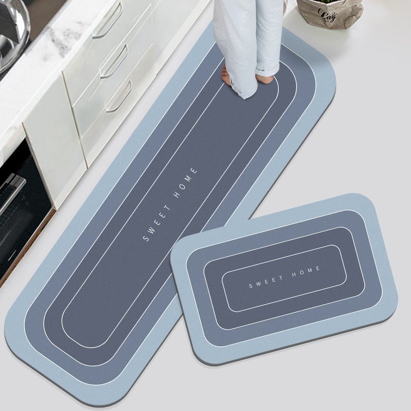 Non-slip and ultra-absorbent floor mats