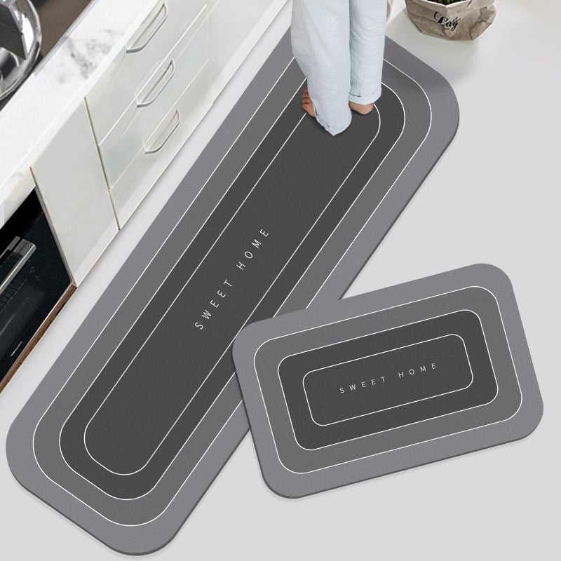 Non-slip and ultra-absorbent floor mats