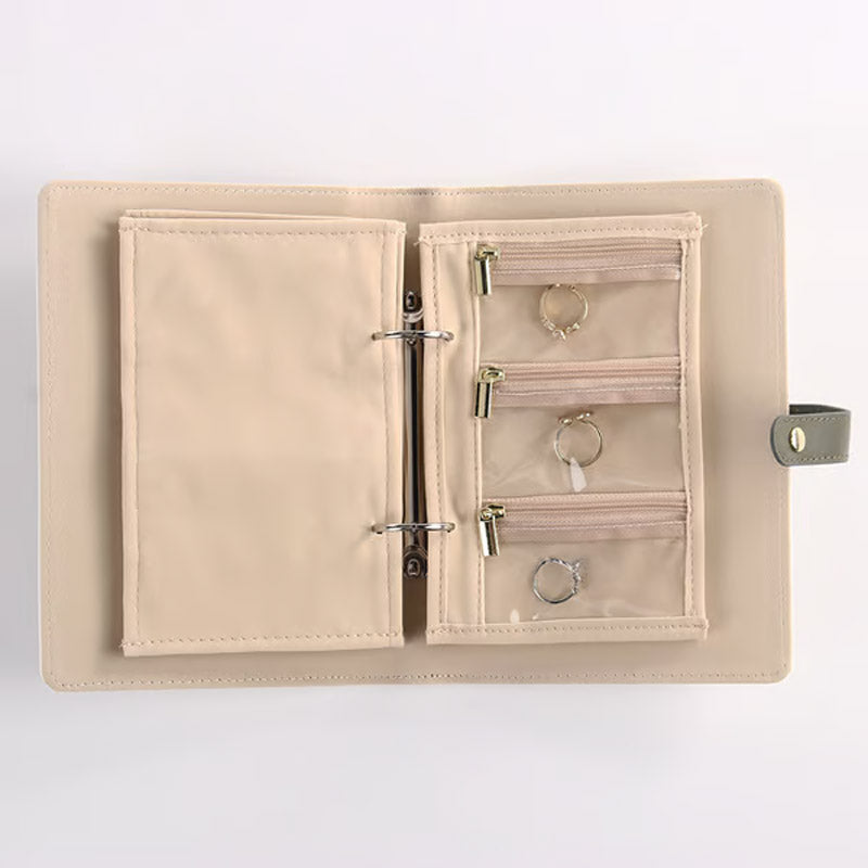 Achetez-en 2, le 3e est offert : élégant sac de rangement à carreaux pour bijoux, à emporter partout.