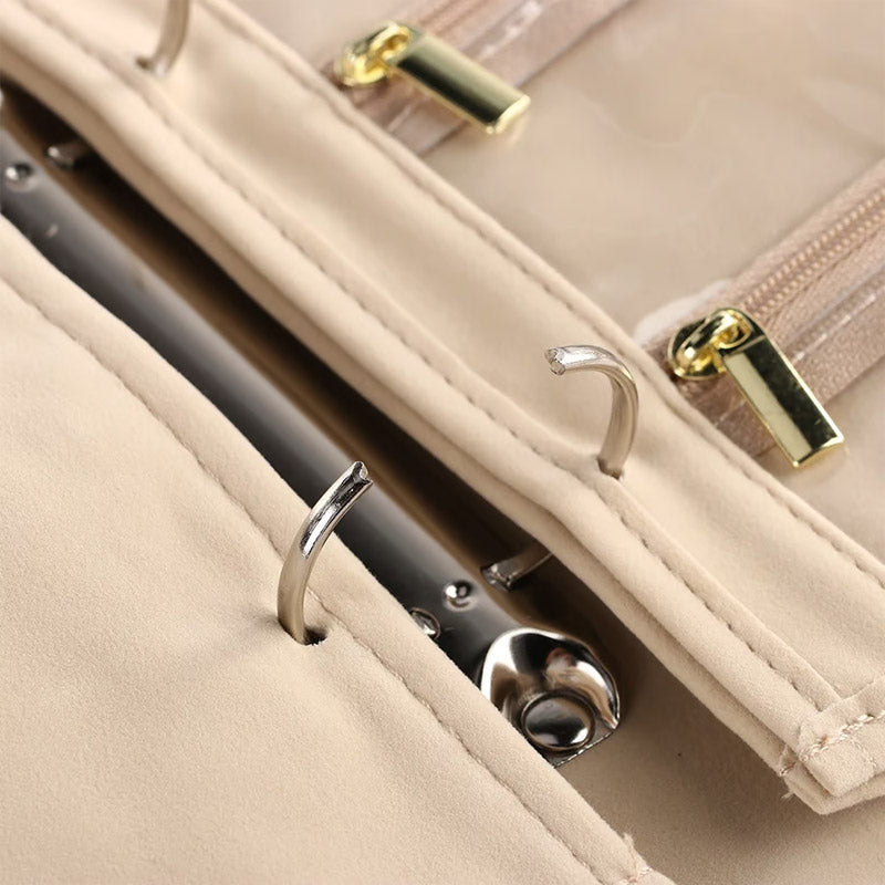Achetez-en 2, le 3e est offert : élégant sac de rangement à carreaux pour bijoux, à emporter partout.