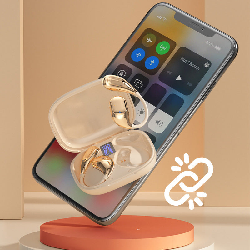 Casque Bluetooth étanche Hi-Fi à crochet d'oreille de Noël - Achetez-en 2 et obtenez la livraison gratuite