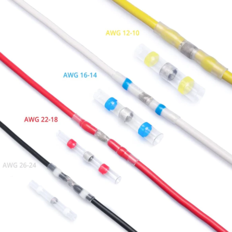 Kit de connecteurs à souder étanches Solderstick IP67, 4 tailles de câbles, 3 étapes faciles, pour câblage auto/bateau/électronique