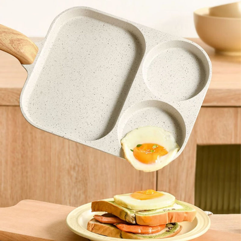 Préparer un petit-déjeuner pour la personne la plus chère à mon cœur Poêle antiadhésive 3 en 1