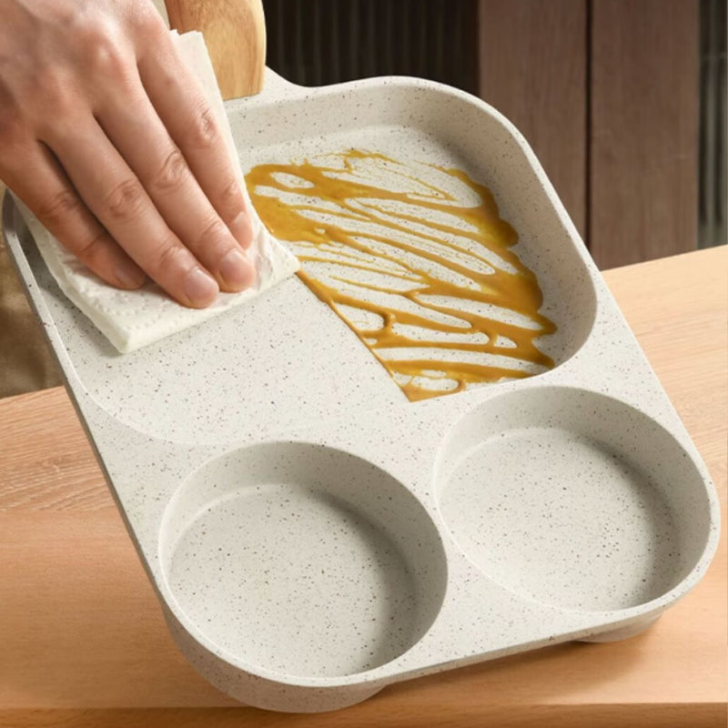 Préparer un petit-déjeuner pour la personne la plus chère à mon cœur Poêle antiadhésive 3 en 1