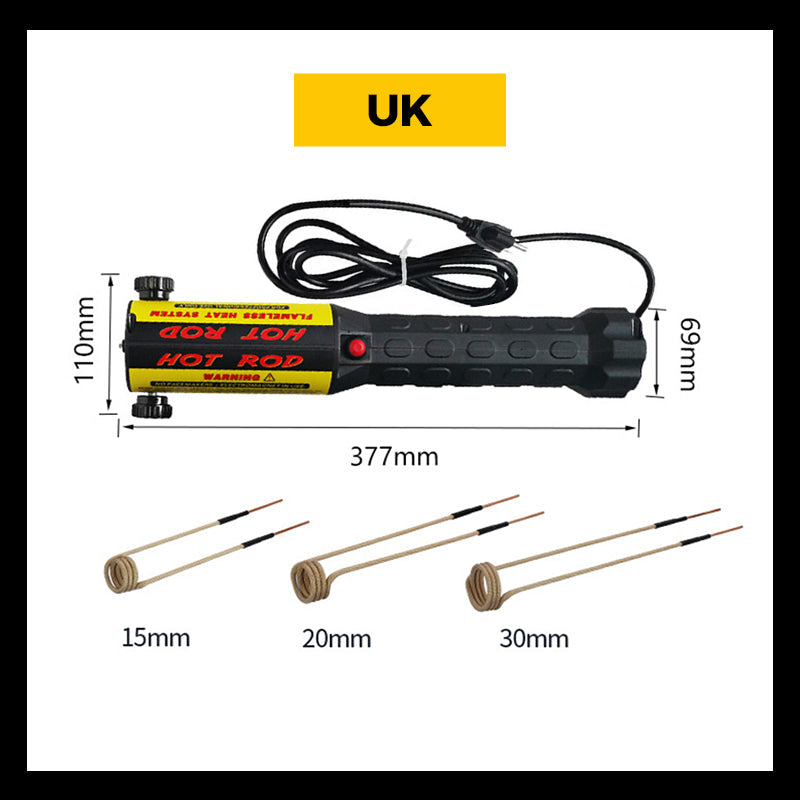 Kit de chauffage par induction magnétique - Outil de démontage de boulons par induction 1100 W