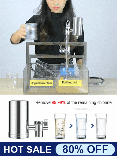 Home Stainless Steel Faucet Water Purifier (No Installation Required)