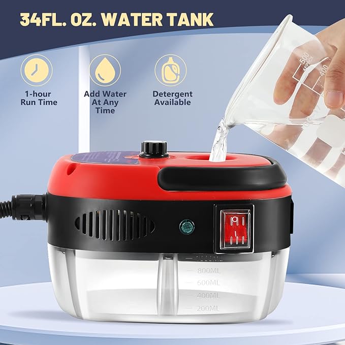 Limited-Time Offer: 50% Off 500W Handheld Pressurized High-Temperature Steam Cleaner