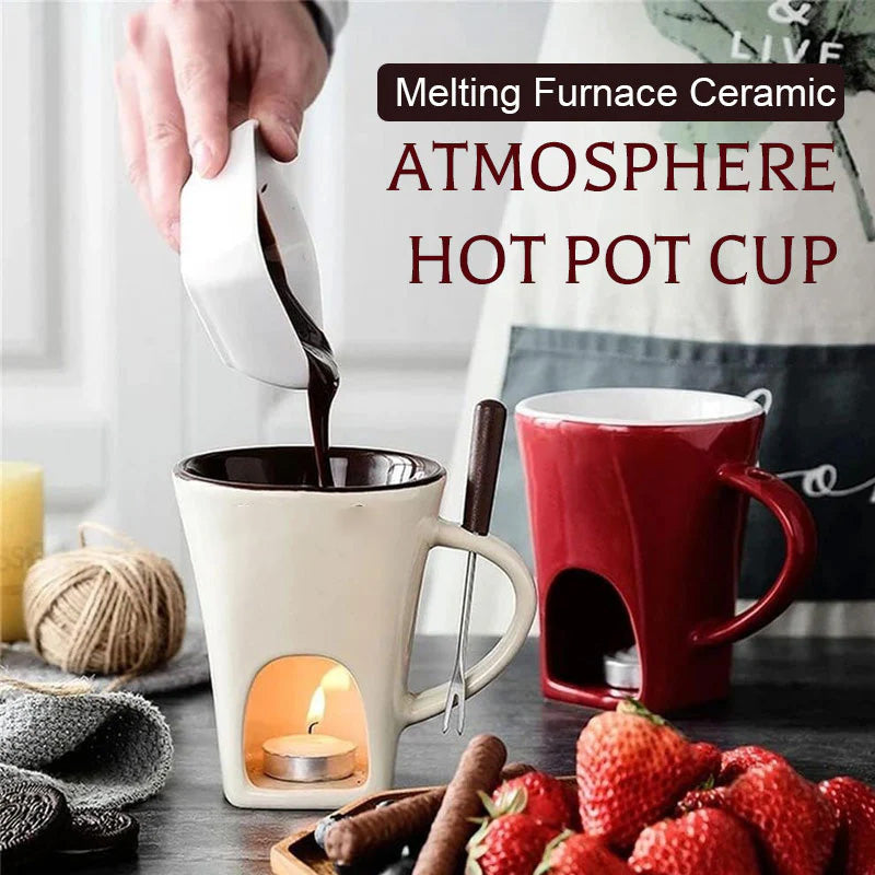 2026 Nouvelle tasse chauffante originale en céramique