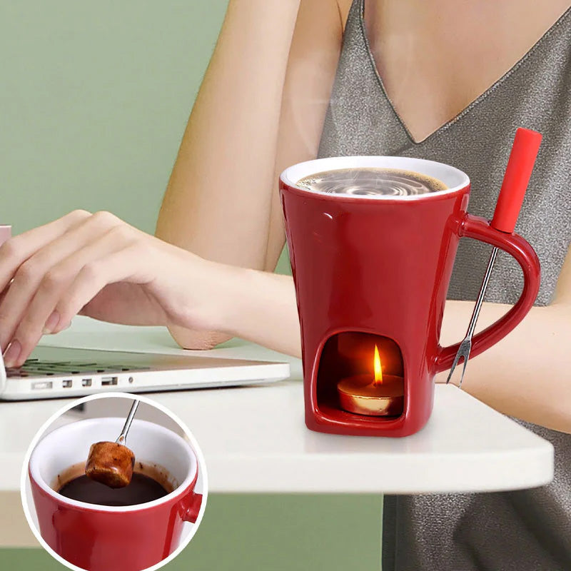 2026 Nouvelle tasse chauffante originale en céramique