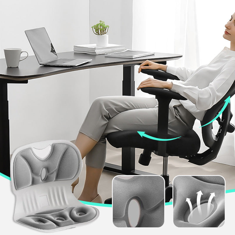Ergonomic Lumbar and Back Support Cushion in Memory Foam for Chair