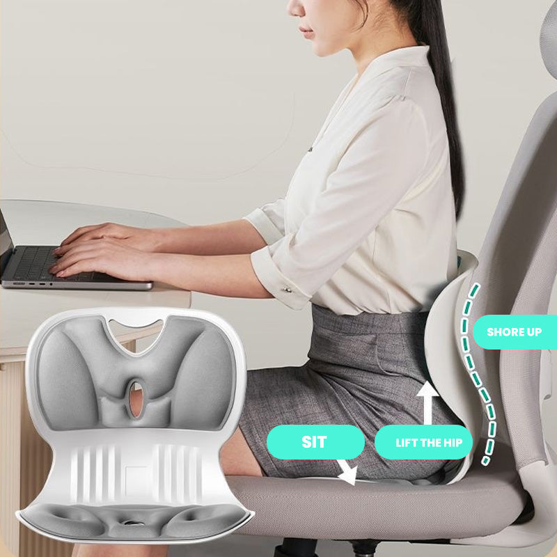 Ergonomic Lumbar and Back Support Cushion in Memory Foam for Chair